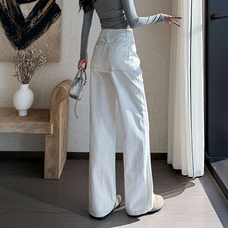 White Wide Leg Jeans