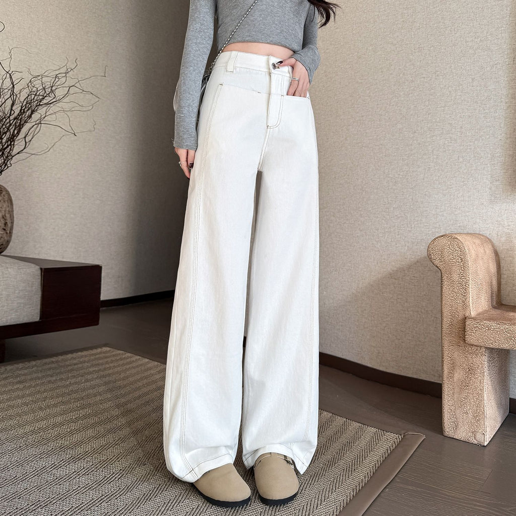 White Wide Leg Jeans