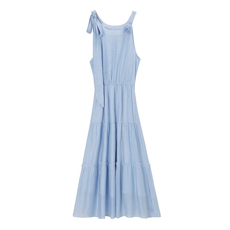 French Style Halter Sleeveless Dress
